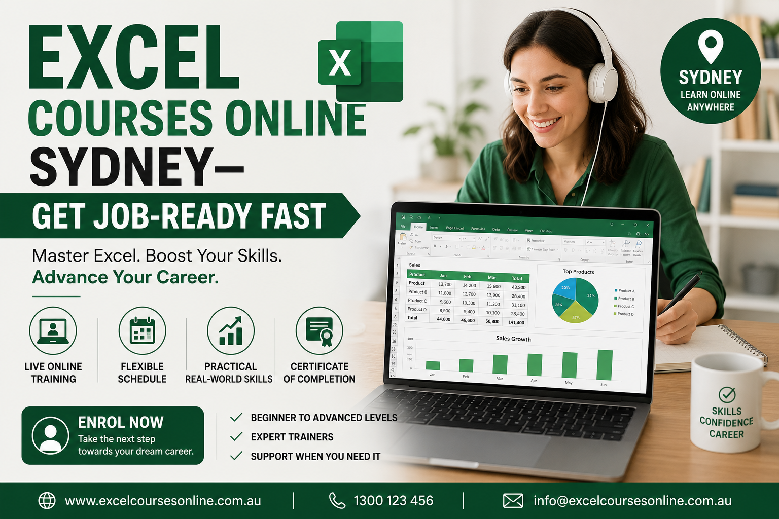 Top Excel Courses Online in Sydney | Boost Your Career