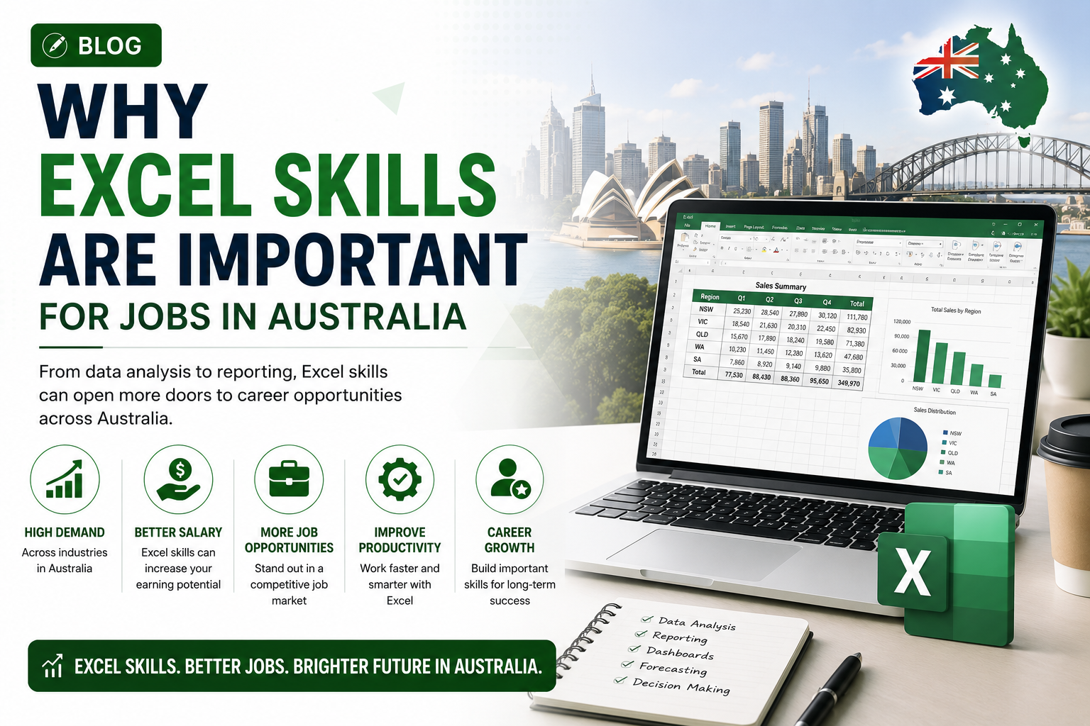 what is Excel used for in Australian workplaces