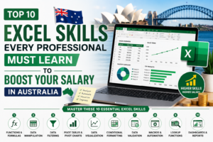 Top 10 Excel skills for Australia