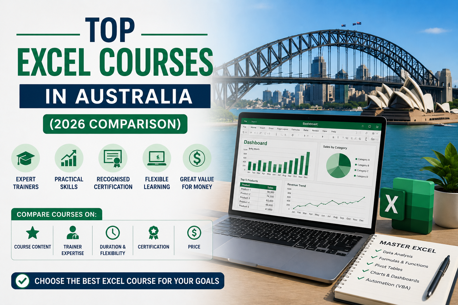 'best excel courses Australia 2026