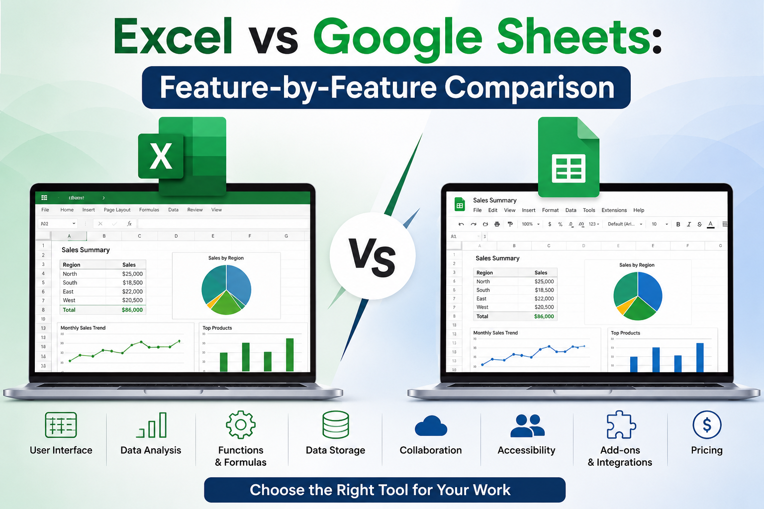 Excel vs Google Sheets