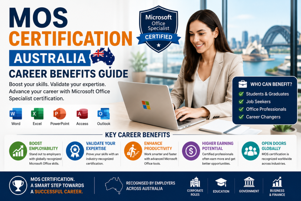MOS Certification Australia Career Benefits Guide