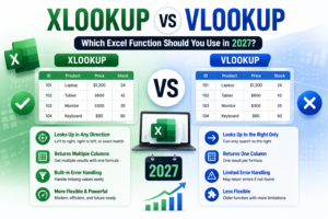 XLOOKUP vs VLOOKUP: Which Excel Function Should You Use in 2027?