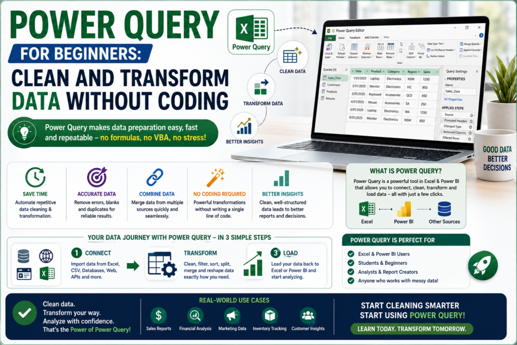 Power Query for Beginners Clean and Transform Data Without Coding