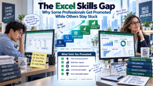 The Excel Skills Gap: Why Some Professionals Get Promoted While Others Stay Stuck