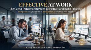 Effective at Work: The Career Difference Between Being Busy and Being Effective