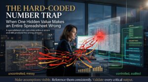 The Hard-Coded Number Trap: When One Hidden Value Makes an Entire Spreadsheet Wrong