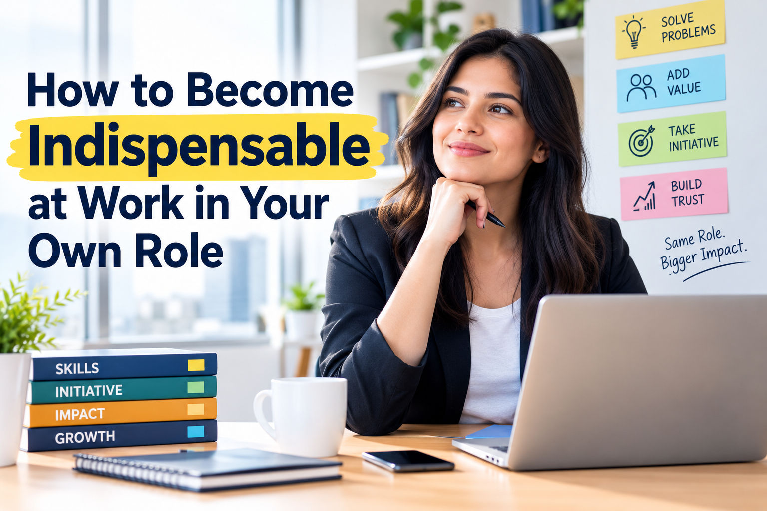 become indispensable at work